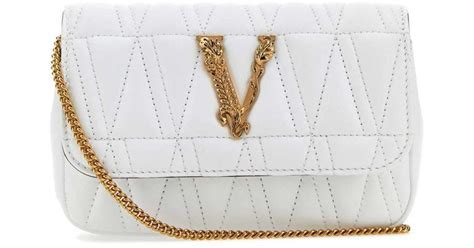 white versace handbag|versace black and white purse.